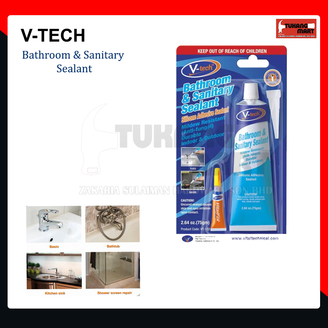 V-tech Bathroom & Sanitary Sealant